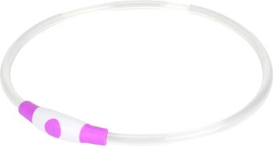 AniOne kutyanyakörv világító USB lila