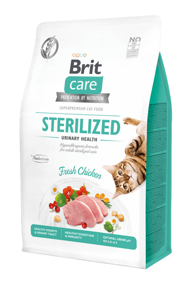 Brit Care Cat Grain-Free száraz macskaeledel steril urinary