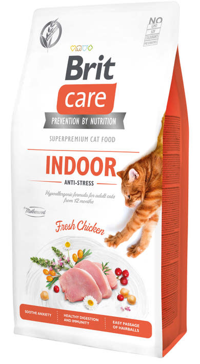 Brit Care Cat Grain-Free száraz macskaeledel indoor anti-stress