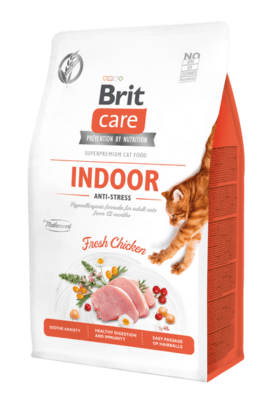 Brit Care Cat Grain-Free száraz macskaeledel indoor anti-stress