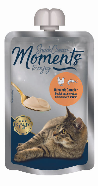 Moments Snack Cream macska jutalomfalat csirke&garnéla