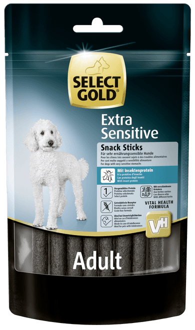 SELECT GOLD Sensitive Extrak snack kutya jutalomfalat rovar