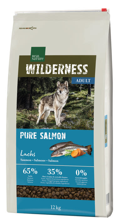 Real Nature Wilderness Pure Salmon száraz kutyaeledel adult hal