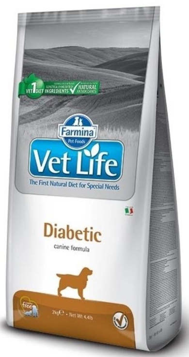 VetLife száraz kutyaeledel diabétesz diéta