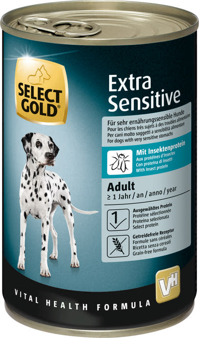 Select Gold Extra Sensitive kutya konzerv rovar