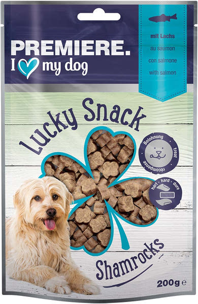 Premiere Lucky Snacks kutya jutalomfalat lazac