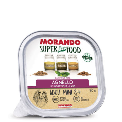 Morando Super Pet Food kutya tálka adult mini 8+ bárány