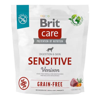 Brit Care Grain-Free száraz kutyaeledel sensitive szarvas