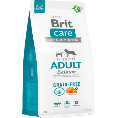 Brit Care Grain-Free száraz kutyaeledel adult lazac&burgonya