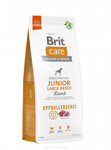 Brit Care Hypoallergenic Large Breed száraz kutyaeledel junior bárány