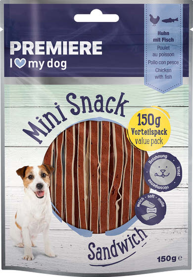 Premiere Mini Sandwich kutya jutalomfalat csirke&hal
