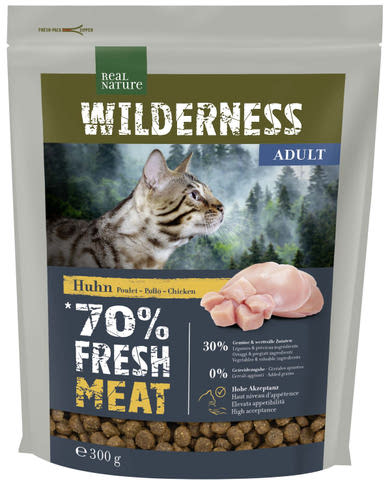 Real Nature Wilderness száraz macskaeledel adult csirke