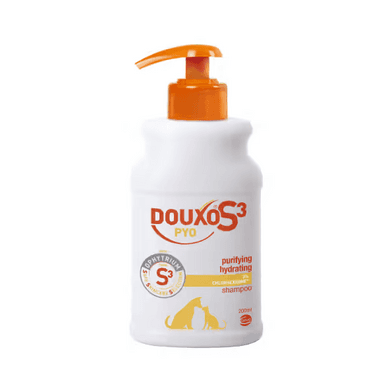 DOUXO S3 Pyo sampon kutyák és macskák számára