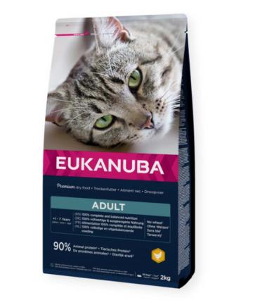 Eukanuba száraz macskaeledel adult csirke