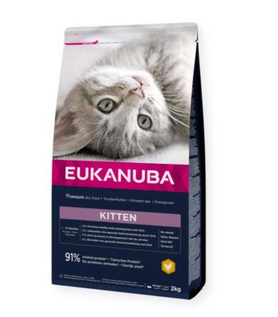 Eukanuba száraz macskaeledel kitten csirke