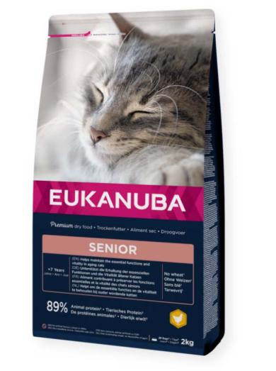 Eukanuba száraz macskaeledel senior csirke