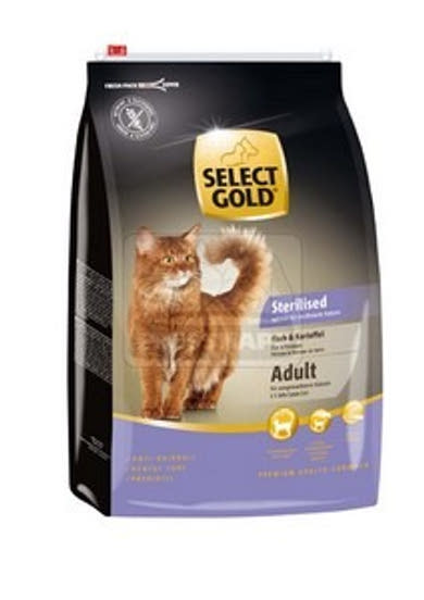 Select Gold száraz macskaeledel Sterilised adult szárnyas&burgonya
