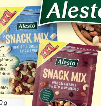 Alesto Snack mix pisztaciával, pörkölt, sózott