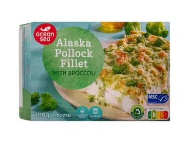 Ocean Sea Alaszkai tőkehalfilé brokkolis-sajtos, fagyasztott