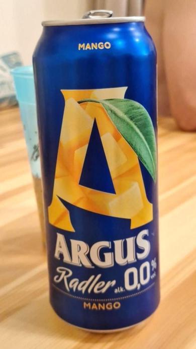 Argus Radler Mangós szénsavas üdítőital és alkoholmentes sör keveréke 0%