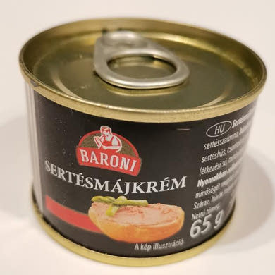 BARONI Sertésmájkrém, 65 g