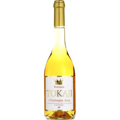 Borissza tokaji 5 puttonyos aszú édes aszúbor