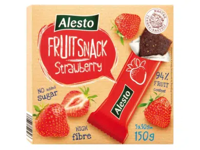 Alesto Gyümölcsszelet epres 5 x 30 g