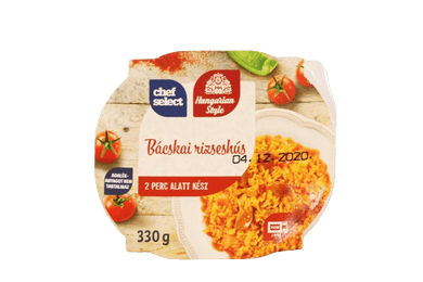 Chef select bácskai rizseshús magyaros készétel