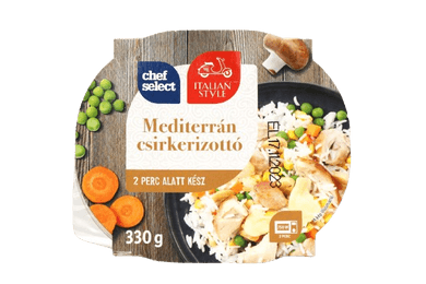 Chef select mediterrán rizotto nemzetközi készétel