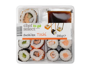 Chef Select to go Sushi toshi