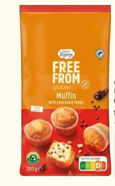 Confiserie firenze free from Gluténmentes muffin csokoládédarabokkal 200 g