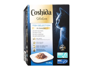 Coshida Prémium alutasakos macskaeledel 12 x 85 g