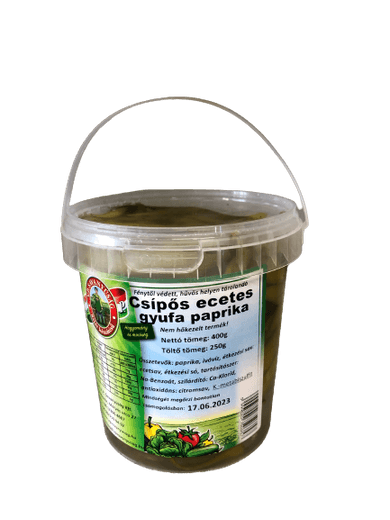 Ecetes gyufa paprika csípős