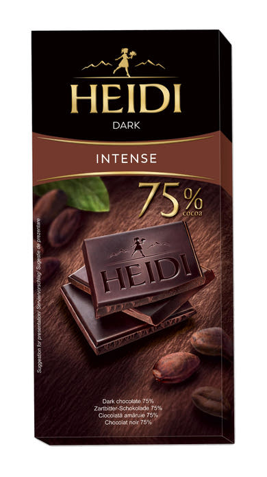 Heidi Dark Intense 75% étcsokoládé