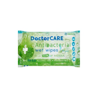 DoctorCare antibakteriális nedves törlőkendő