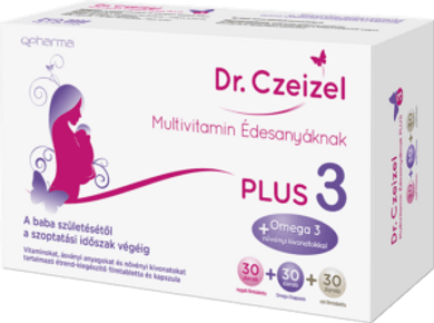 Dr. Czeizel Plus 3 Multivitamin édesanyáknak 3 x 30 db