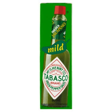 TABASCO Mérsékelten Csípős Jalapeno Zöldpaprikás Szósz