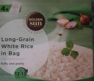 Golden Sun Hosszúszemű rizs főzőtasakos 4x150g, 600 g