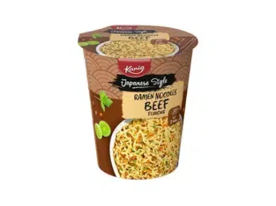 Kania poharas ramen leves, garnélarák