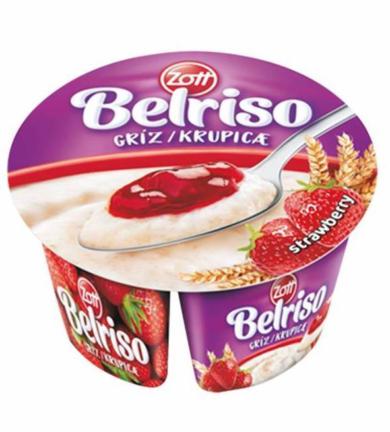Zott Belriso epres grízpuding