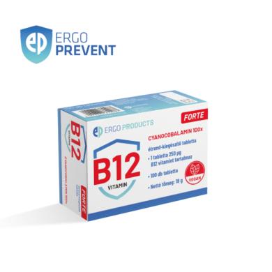 Cyanocobalamin forte B12-vitamin tabletta 100 db