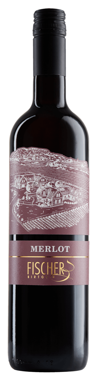 FISCHER BIRTOK, Merlot száraz vörösbor 13,5%, 0,75 L