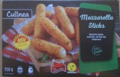 Culinea Sajtfalatok Mozarella sajtrudak chili paprikás szósszal, gyorsfagyasztott