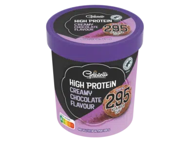 Gelatelli High protein jégkrémpohár, kalóriacsökkentett, csokoládés