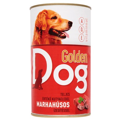 Golden Dog teljes értékű kutyaeledel felnőtt kutyák számára marhahúsos ízesítéssel