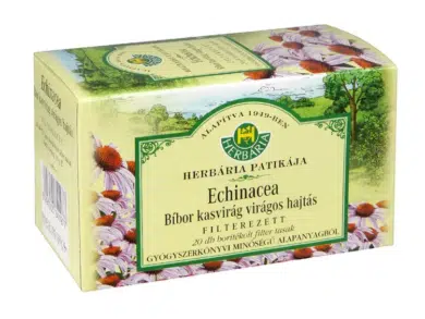 Herbária bíbor kasvirág virágos hajtás filteres tea 20 x