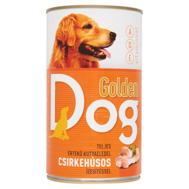 Golden Dog teljes értékű kutyaeledel felnőtt kutyák számára csirkehúsos ízesítéssel