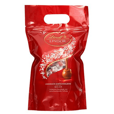 Lindt LINDOR Bag tejcsokoládé golyók