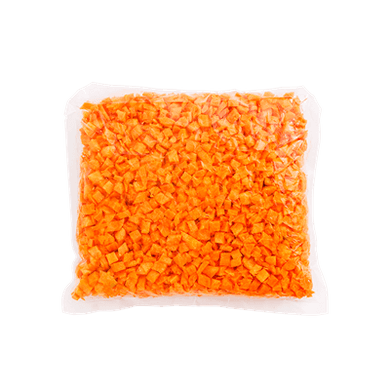 METRO Chef Sárgarépa kocka védőgázas 1 kg/zacskó - Előrendelésre