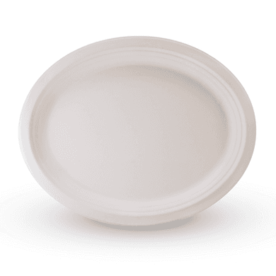 Huhtamaki Bagasse Ovális Tányér 50 x 26 cm x